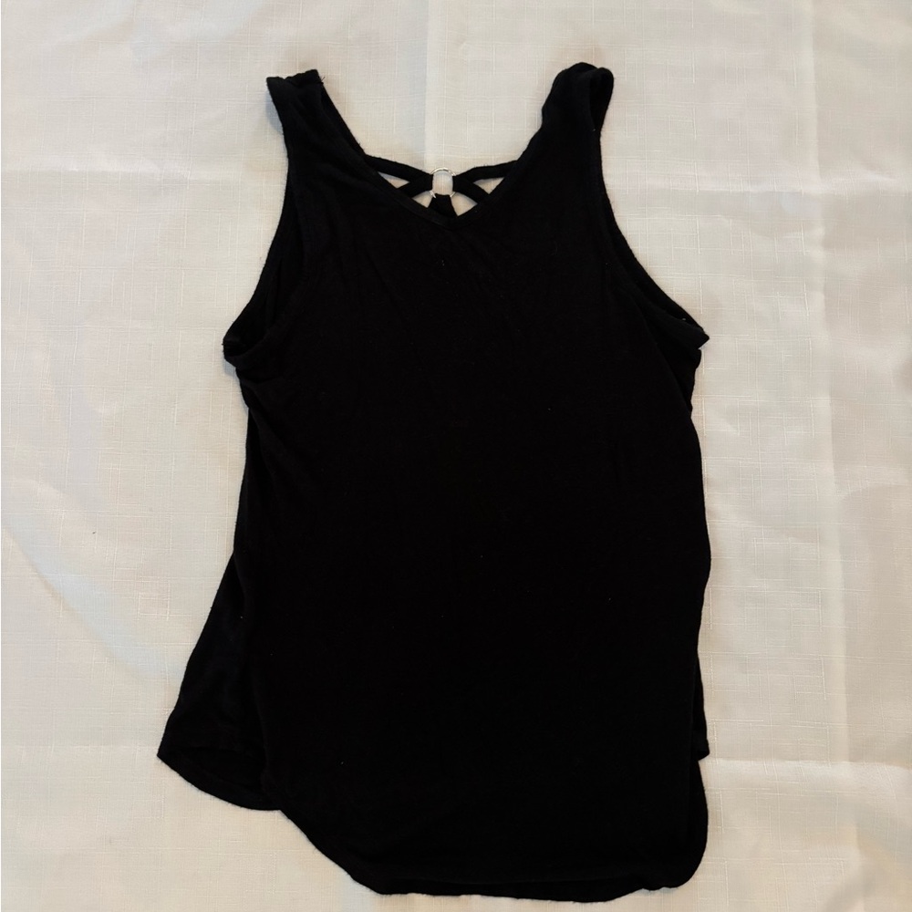 Black Sleeveless Women's Top